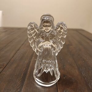 Princess House Clear Glass Angel Decor